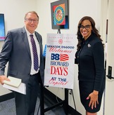 Broward Days Mayor Sortal and Senator Osgood