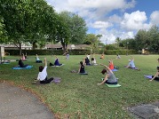 yoga in the park
