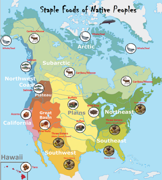staple native food map