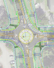 proposed cypress road improvement round about