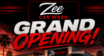 zee car wash opening flyer