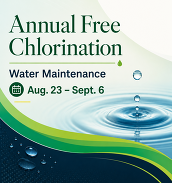 water chlorination notice