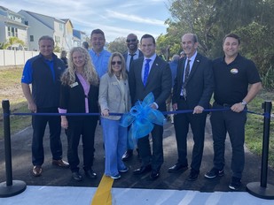 Legacy Trail Extension ribbon cutting ceremony