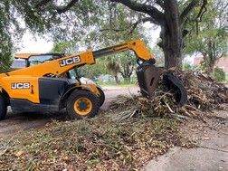 Storm debris pickup