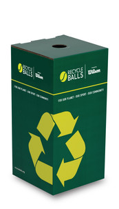 Tennis ball recycling