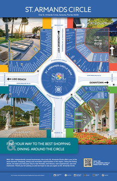 St. Armands directory map