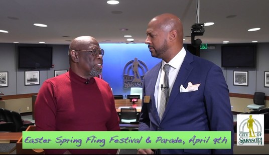 Spring Fling - Walter Gilbert and Mayor Kyle Battie