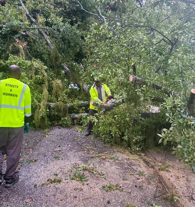 Clearing the streets