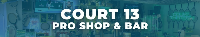 Court 13 Pro Shop and Bar banner