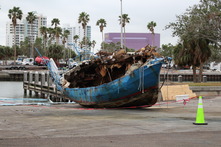 Derelict Boat - post Milton