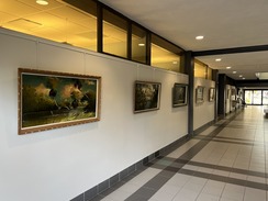 Florida Highwaymen exhibit City Hall view