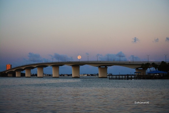 Schimmel - Ringling Bridge with moon 
