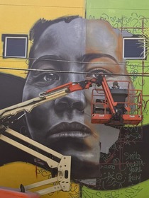 Colson Mural progress 5-2025