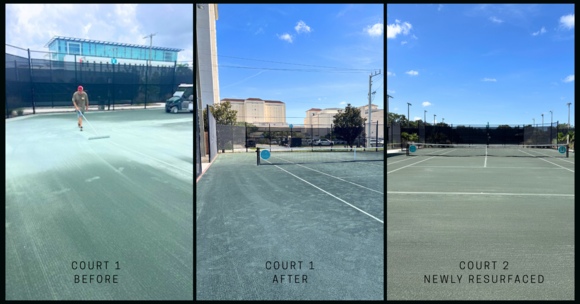 PPTC courts resurfaced