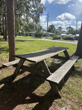 APAC old picnic table