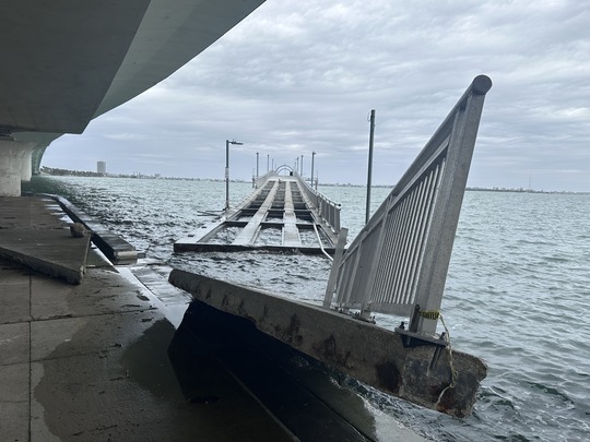 Saprito Pier - post-Milton