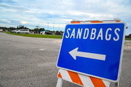 Sandbags signage
