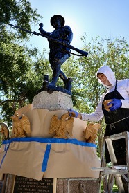 Doughboy War Memorial restoration
