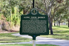 Whitaker Gateway Park historic marker
