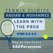 Hassan & Mohammed tennis clinics