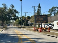 N Water Tower Park parking lot closure