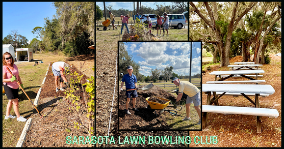 Sarasota Lawn Bowling Club gardening day
