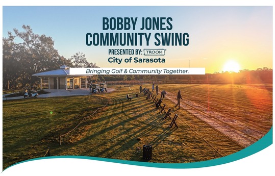 graphic poster for Bobby Jones community swing