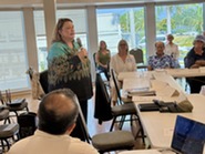 Karie Friling at CCNA meeting photo