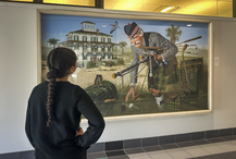 Echoes of Sarasota viewer with Frank Hopper's "A Scot's Delight"