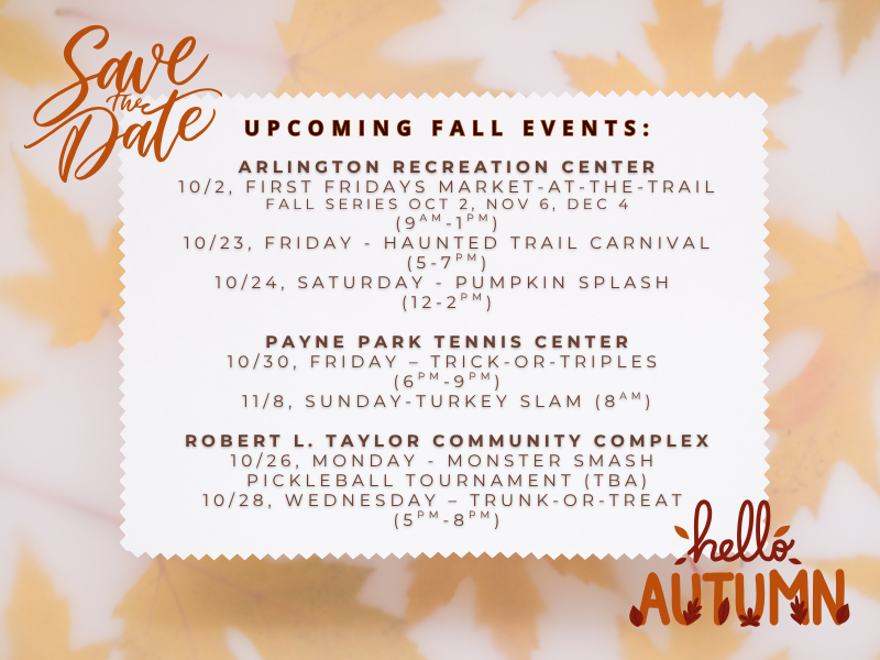 Fall Events PRD