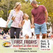First Fridays at Arlington with dates graphic
