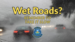Wet roads SPD graphic