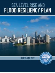 Cover of the 2022 Draft Sea Level Rise and Flood Resiliency Plan