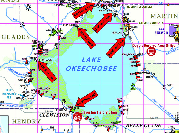 Updated Multiple Boat Lock Map