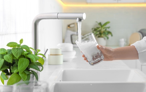 water from sink