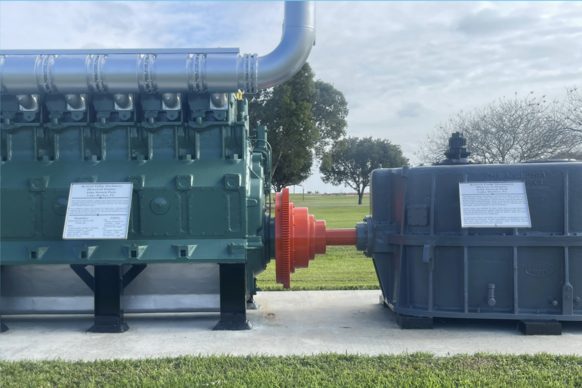 Historic Water Management Display in John Stretch Park