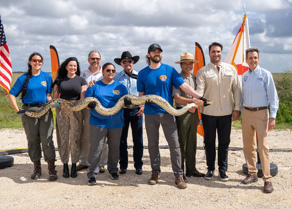 Group Shot from the 2026 Florida Python Challenge? Media Day