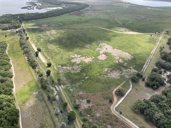 A view of the Rolling Meadows Project site