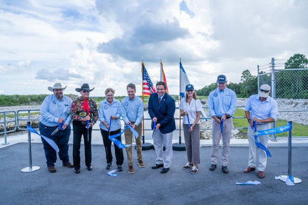 C-23 Canal Estuary Discharge Diversion Project Ribbon Cutting