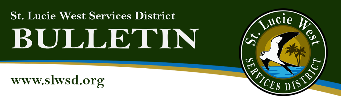 St. Lucie West Services District Bulletin