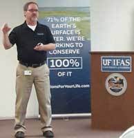 Joe Quinn presenting at UF