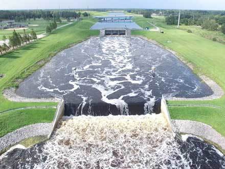 Tampa Bypass Canal aerial view