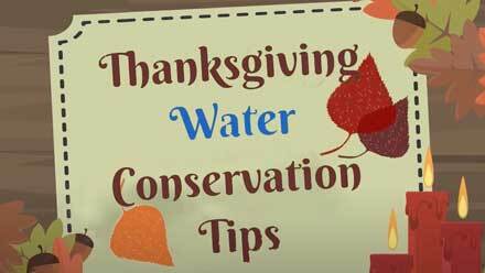 Thanksgiving Water Savings Tips