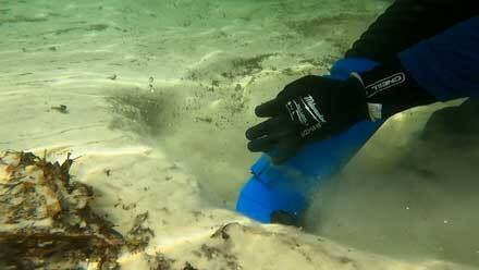 Underwater restoration work