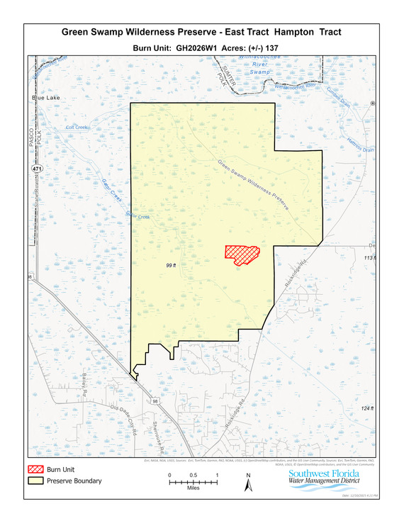 Green Swamp Hampton Tract in Polk County starting at 11 a.m