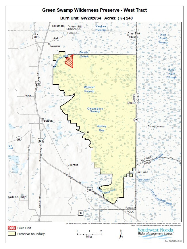 burn area