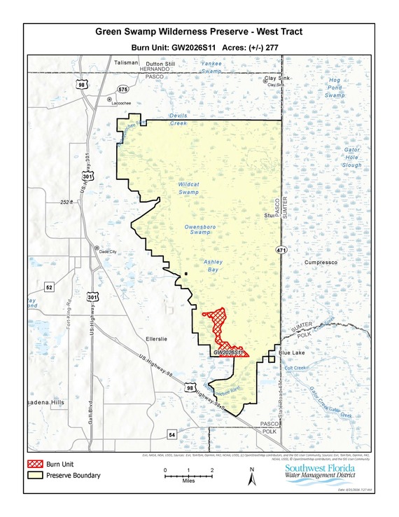 burn area