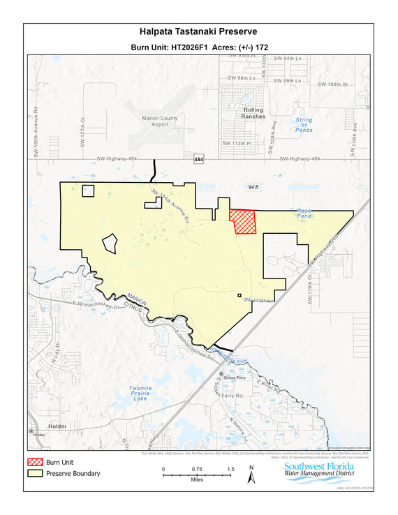 burn area