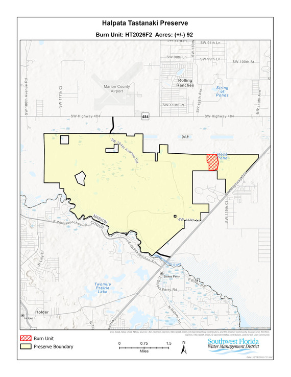 burn area