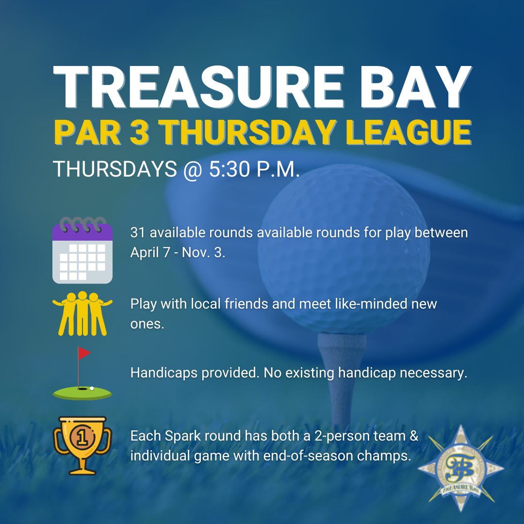 Par 3 Thursday Golf League at Treasure Bay